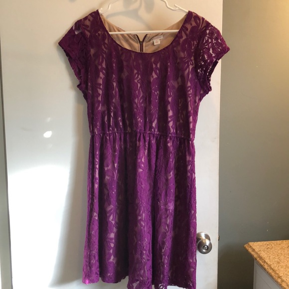 Plum Purple Dress - Picture 1 of 3